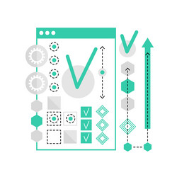 web hosting domain vector image