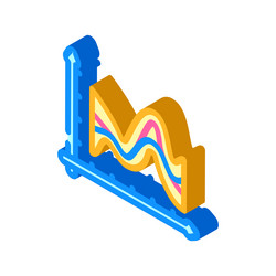 hyperparameter tuning machine learning isometric vector image