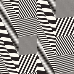 monochrome moire effect textured zigzag pattern vector image