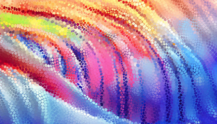 Gradient multicolor background with mosaic texture vector