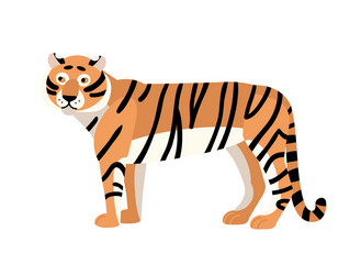 3d Rendered Illustration Of Walk Tiger Cartoon Character Stock Photo,  Picture and Royalty Free Image. Image 54065157.