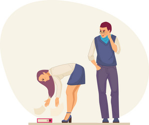 Sexual Harassment Cartoon Vector Images (over 410)