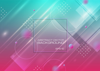 abstract geometric shapes gradient background vector image