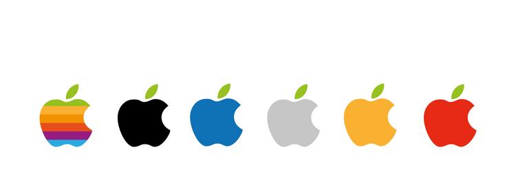 apple logo editorial vector