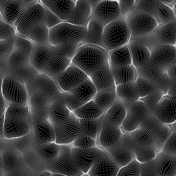 array with dynamic particles abstract background vector image
