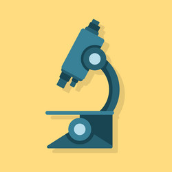 microscope design objects science elements vector image