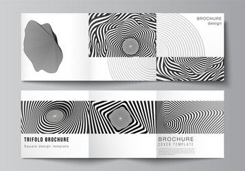 minimal editable layout square format vector image