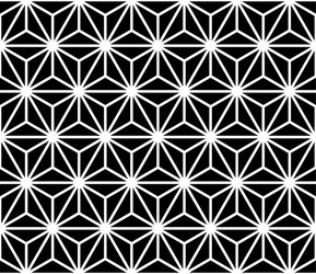 seamless triangles pattern vector image