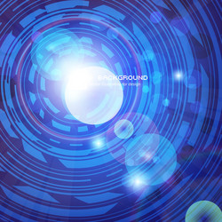 Blue techno background vector