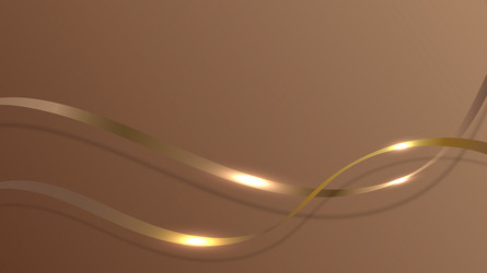 abstract ribbon lines elements with glowing light vector image