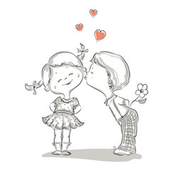 Anime Boy And Girl Kissing On White Royalty Free SVG, Cliparts, Vectors,  and Stock Illustration. Image 206118764.