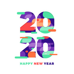 happy new year 2019 celebration greeting card vector