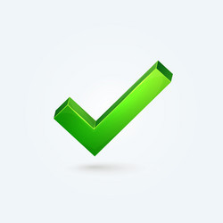 green check mark vector