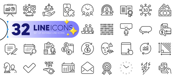 outline set of binary code lgbt and consulting vector image