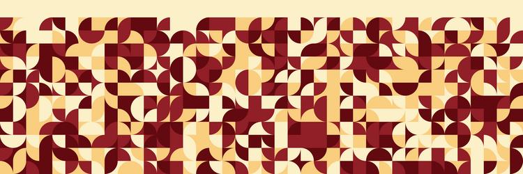 graphic geometric pattern with minimal shapes vector image