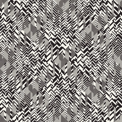 Monochrome glitch effect textured pattern vector