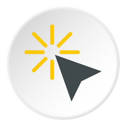 Mouse Cursor Arrow Click Icon vector image