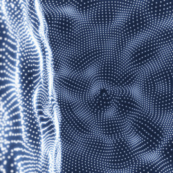abstract science technology background 3d grid vector image
