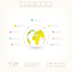 modern 3d infographic design with place for your vector