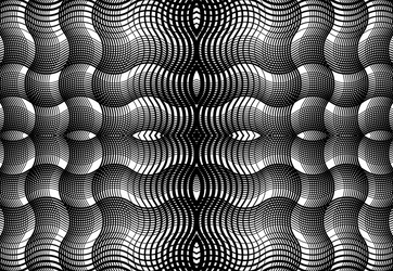 repeatable and tileable grid mesh zig-zag vector image