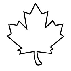 Maple Leaf Outline