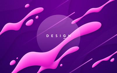 abstract gradient geometric design colorful wavy vector image