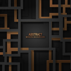 dark and golden lines overlapping background vector image