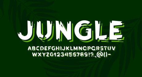 Hand Drawn Wood Alphabet Font Vector Image