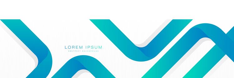 Abstract modern blue gradient wide banner Vector Image