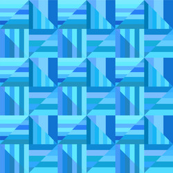 blue geometrical striped triangle mosaic tile vector