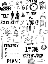 Work Doodles Vector Images (over 29,000)