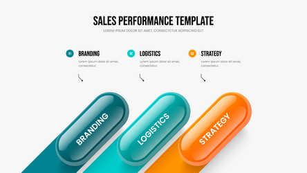 visual insight 3 option infographic frame layout vector image