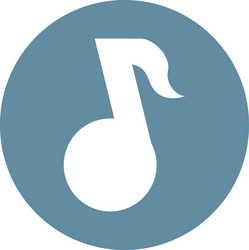 music player button thumbnail icon image vector image