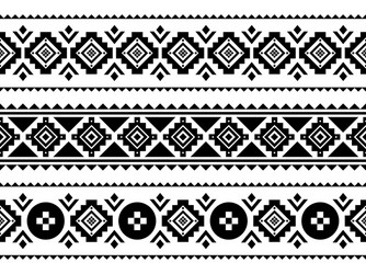 Aztec Tribal Pattern Vector Image