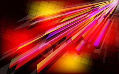 Abstract techno background with light effect vector