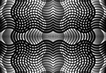 repeatable and tileable grid mesh zig-zag vector image