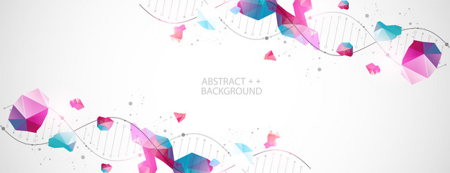 DNA Molecular Science Abstract Background vector image