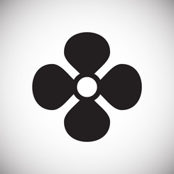 propeller icon on background for graphic and web vector image