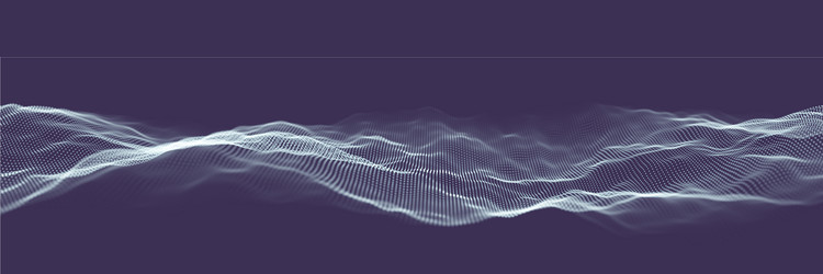 abstract technology web banner background 3d grid vector image