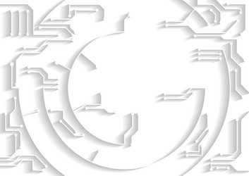 circuit technology background with hi-tech digital vector image