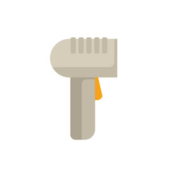 handheld barcode scanner scanning bar code symbol vector image