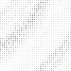 binary computer code background vector image