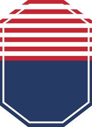 usa emblem design Vector Image