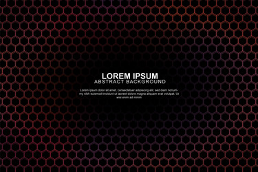 dark hexagonal background gradient vector image