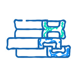 support structures beams and channels building vector image