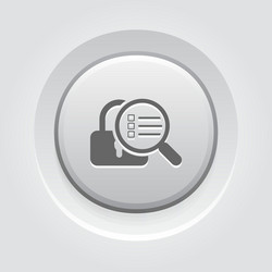 Security scan icon flat design Royalty Free Vector Image