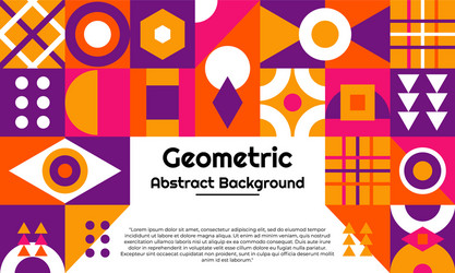 abstract geometric background with minimal design vector image