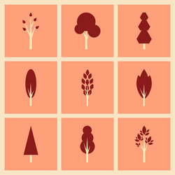 flat with shadow concept and mobile application vector image