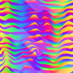 Abstract Wave Gradient Pattern vector image