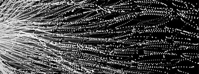 Dynamic Particle Network vector image